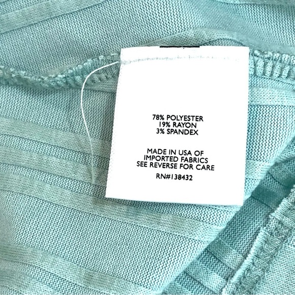 Modcloth sky blue raglan sleeve ribbed t-shirt tee shirt boat neck M - Picture 7 of 9